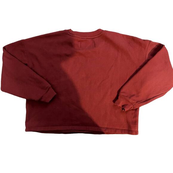 Calvin Klein Jeans Dark Red Crew Neck Pullover Womens Size S - Picture 6 of 6